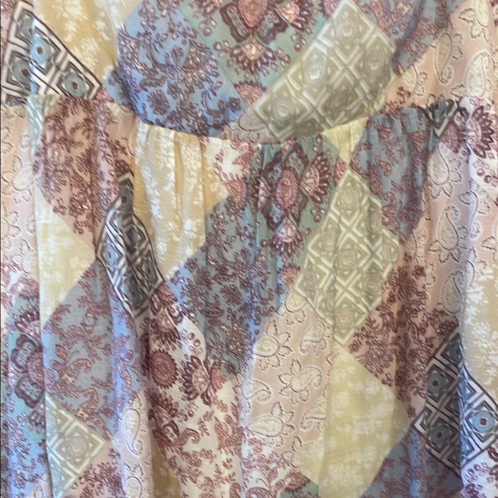 Millibon Multicolor Patchwork Dress - image 4